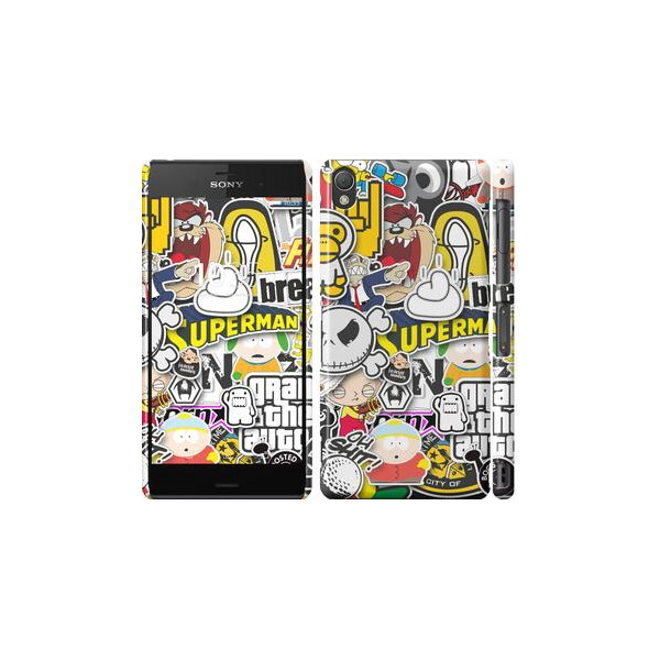 

Чехол на Sony Xperia Z3 D6603 Popular logos (04798)
