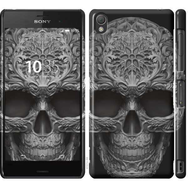 

Чехол на Sony Xperia Z3 D6603 skull-ornament (04798)
