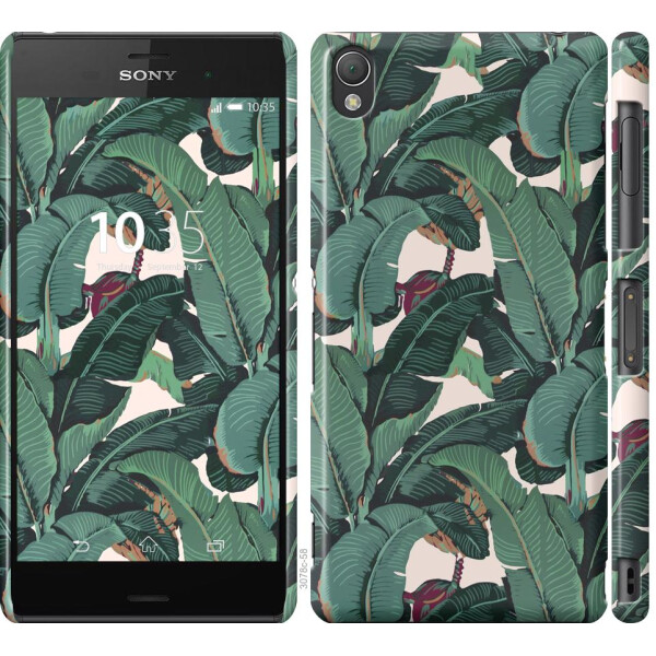 

Чехол на Sony Xperia Z3 D6603 Банановые листья (04798)