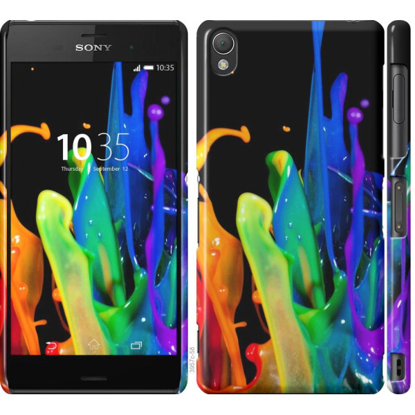 

Чехол на Sony Xperia Z3 D6603 брызги краски (04798)