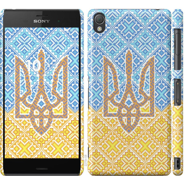 

Чехол на Sony Xperia Z3 D6603 Герб Украины 2 (04798)