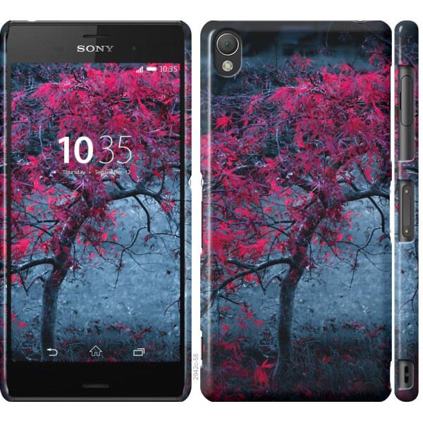 

Чехол на Sony Xperia Z3 D6603 Дерево с яркими листьями (04798)
