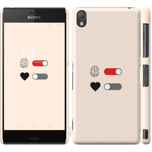 

Чехол на Sony Xperia Z3 D6603 Любовь и ум (04798)