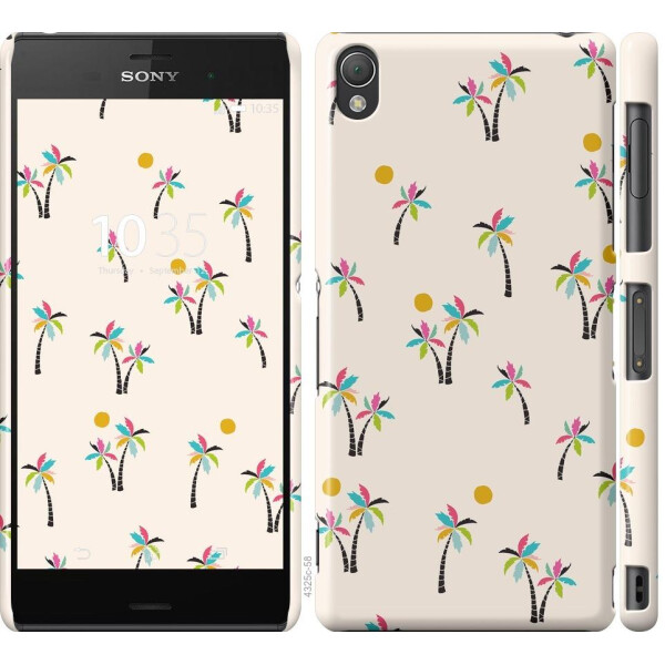 

Чехол на Sony Xperia Z3 D6603 Пальмочки (04798)