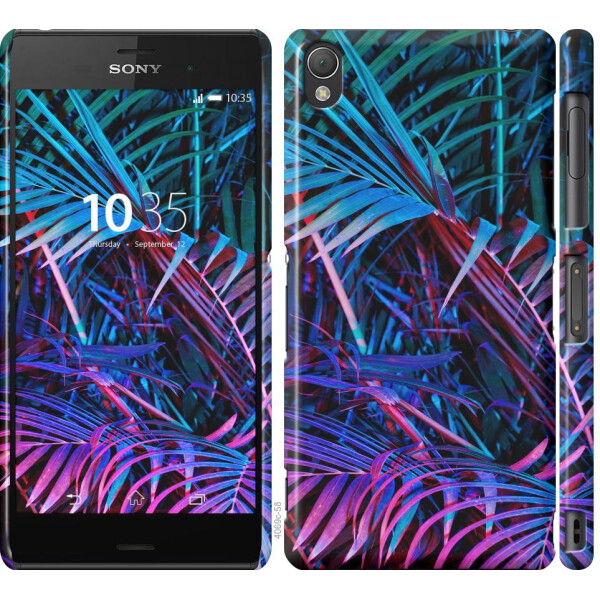 

Чехол на Sony Xperia Z3 D6603 Папоротник под ультрафиолетом (04798)