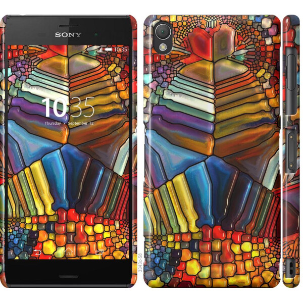 

Чехол на Sony Xperia Z3 D6603 Разноцветный витраж (04798)