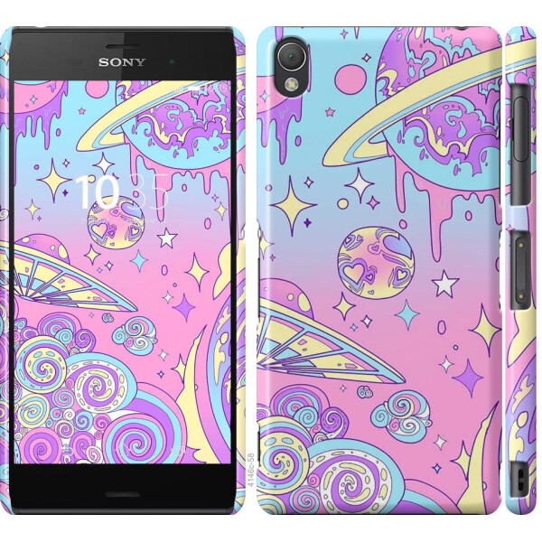 

Чехол на Sony Xperia Z3 D6603 Розовая галактика (04798)