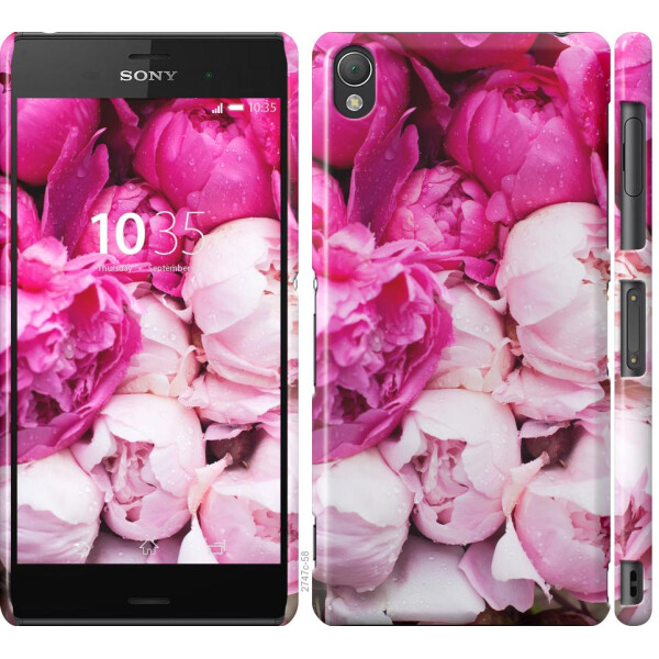 

Чехол на Sony Xperia Z3 D6603 Розовые пионы (04798)