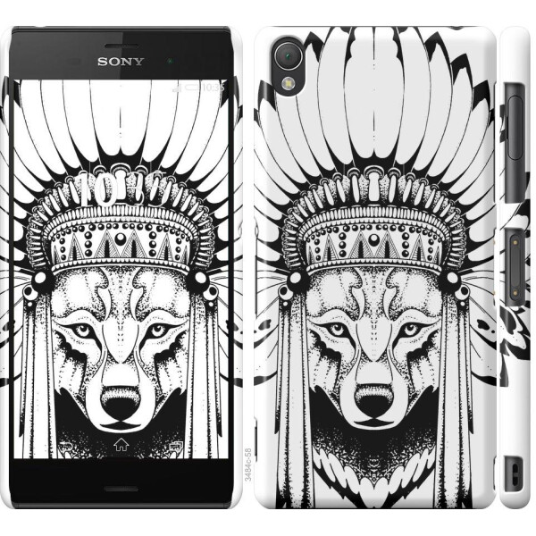 

Чехол на Sony Xperia Z3 D6603 Тотем волка (04798)