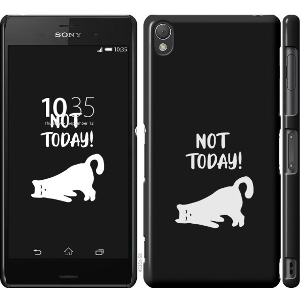 

Чехол на Sony Xperia Z3 D6603 Уставший кот (04798)