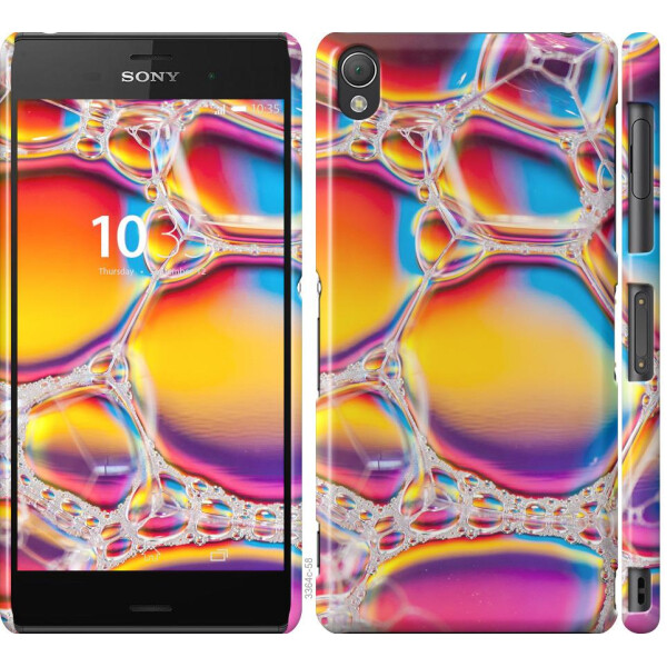 

Чехол на Sony Xperia Z3 D6603 Цветные пузыри (04798)