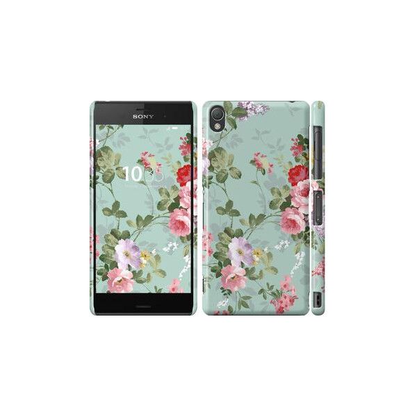 

Чехол на Sony Xperia Z3 D6603 Цветочные обои 2 (04798)