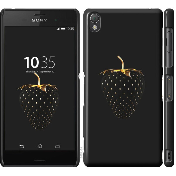 

Чехол на Sony Xperia Z3 D6603 Черная клубника (04798)