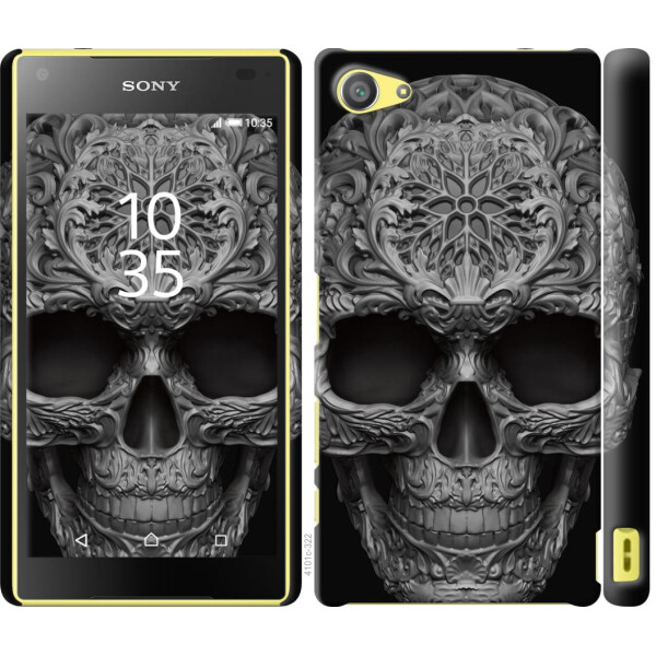 

Чехол на Sony Xperia Z5 Compact E5823 skull-ornament (04798)