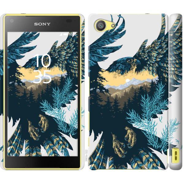 

Чехол на Sony Xperia Z5 Compact E5823 Арт-орел на фоне природы (04798)