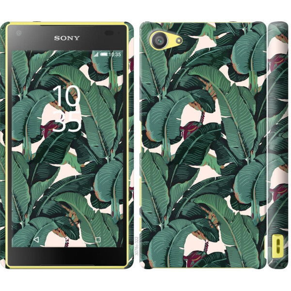 

Чехол на Sony Xperia Z5 Compact E5823 Банановые листья (04798)