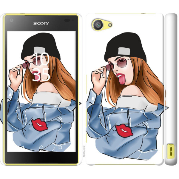 

Чехол на Sony Xperia Z5 Compact E5823 Девушка v3 (04798)