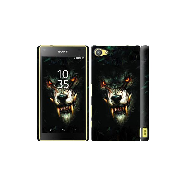 

Чехол на Sony Xperia Z5 Compact E5823 Дьявольский волк (04798)