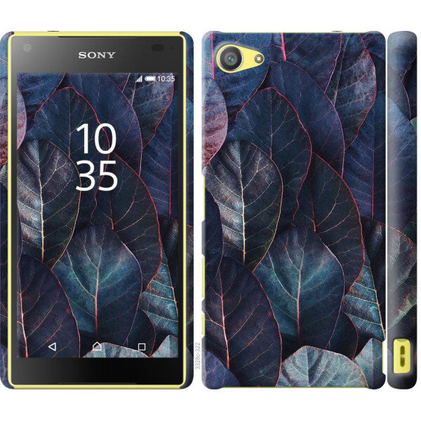 

Чехол на Sony Xperia Z5 Compact E5823 Листья v3 (04798)