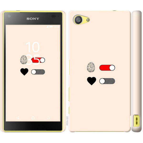 

Чехол на Sony Xperia Z5 Compact E5823 Любовь и ум (04798)