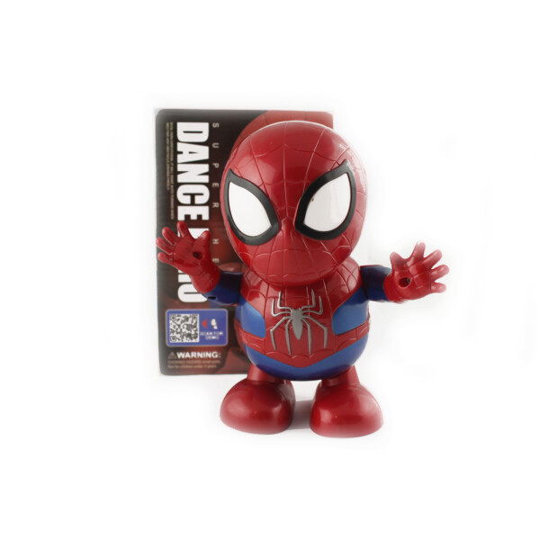 

Интерактивная игрушка Человек Паук танцующий супер герой робот Sunroz Dance Hero Marvel Spyder man со световыми и звуковыми эффектами (091020)