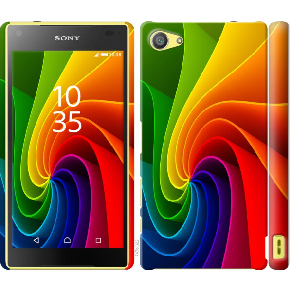 

Чехол на Sony Xperia Z5 Compact E5823 Радужный вихрь (04798)