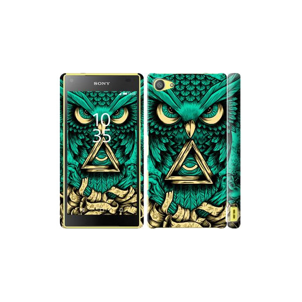 

Чехол на Sony Xperia Z5 Compact E5823 Сова Арт-тату (04798)