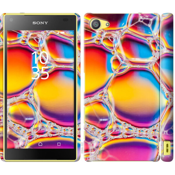 

Чехол на Sony Xperia Z5 Compact E5823 Цветные пузыри (04798)
