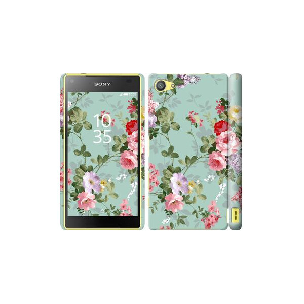 

Чехол на Sony Xperia Z5 Compact E5823 Цветочные обои 2 (04798)