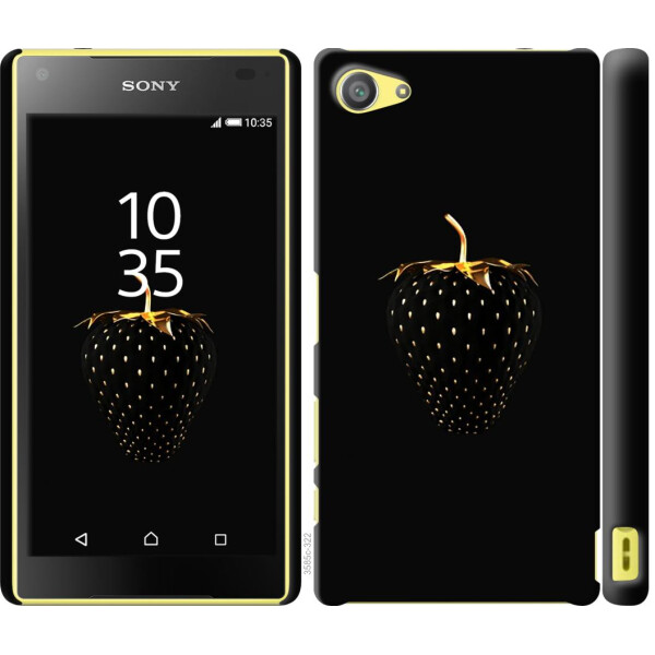 

Чехол на Sony Xperia Z5 Compact E5823 Черная клубника (04798)