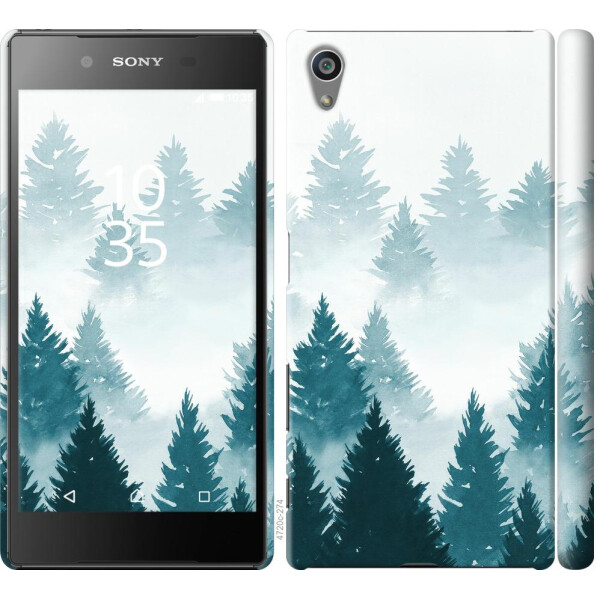 

Чехол на Sony Xperia Z5 E6633 Акварельные Елки (04798)