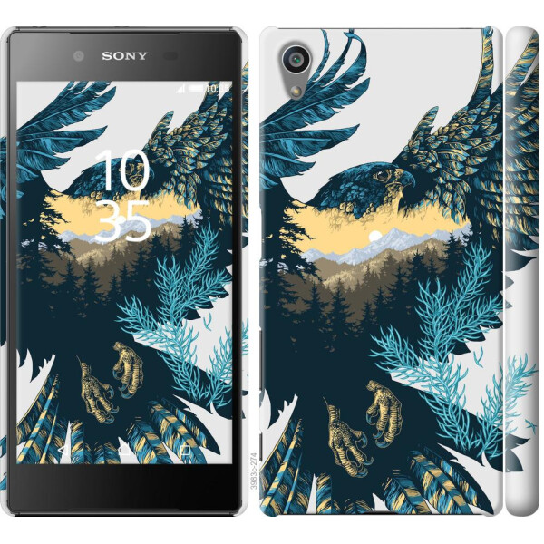 

Чехол на Sony Xperia Z5 E6633 Арт-орел на фоне природы (04798)
