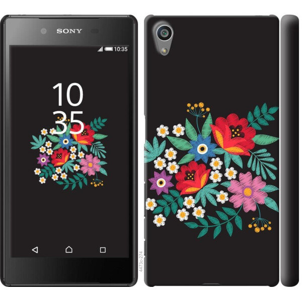 

Чехол на Sony Xperia Z5 E6633 Вышитые цветы (04798)