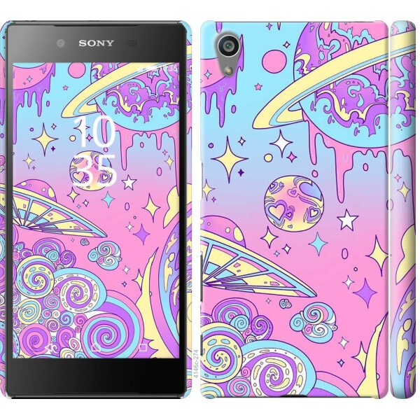 

Чехол на Sony Xperia Z5 E6633 Розовая галактика (04798)