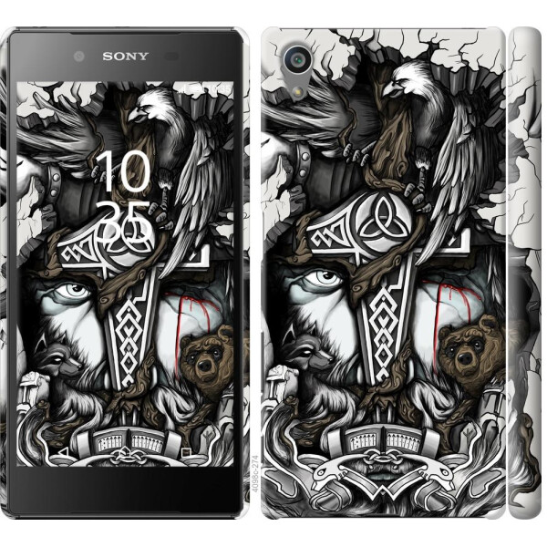 

Чехол на Sony Xperia Z5 E6633 Тату Викинг (04798)