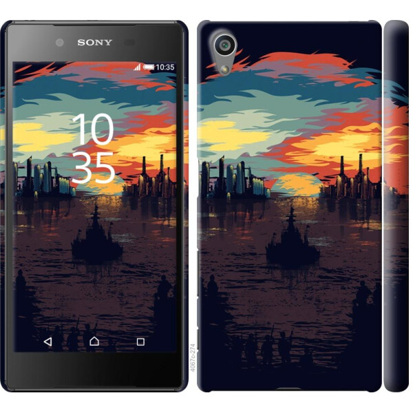 

Чехол на Sony Xperia Z5 E6633 Череп-абстракция (04798)