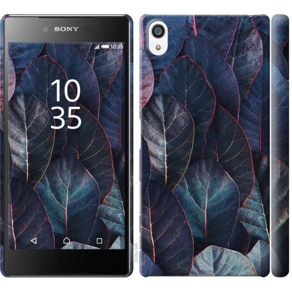 

Чехол на Sony Xperia Z5 Premium E6883 Листья v3 (04798)