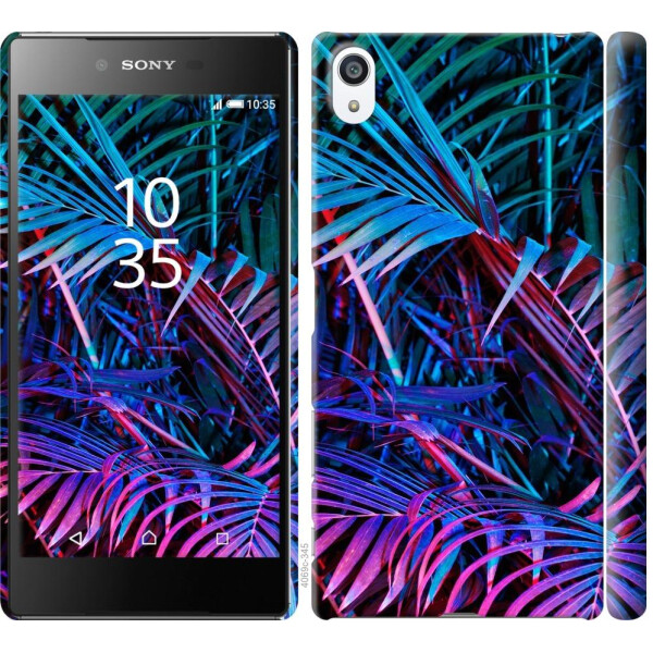 

Чехол на Sony Xperia Z5 Premium E6883 Папоротник под ультрафиолетом (04798)