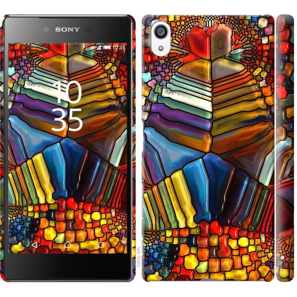 

Чехол на Sony Xperia Z5 Premium E6883 Разноцветный витраж (04798)