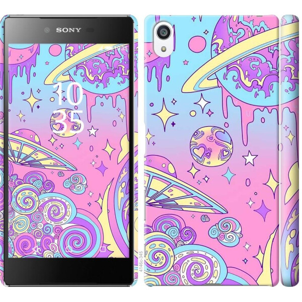 

Чехол на Sony Xperia Z5 Premium E6883 Розовая галактика (04798)