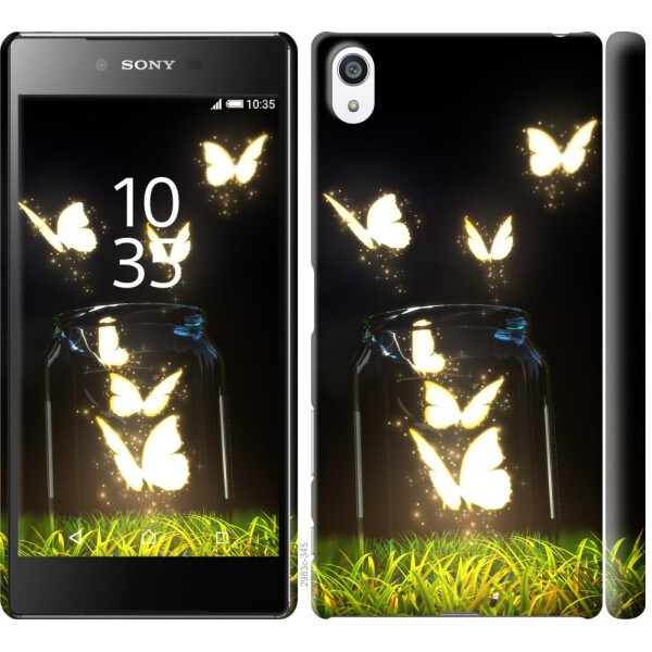 

Чехол на Sony Xperia Z5 Premium E6883 Светящиеся бабочки (04798)