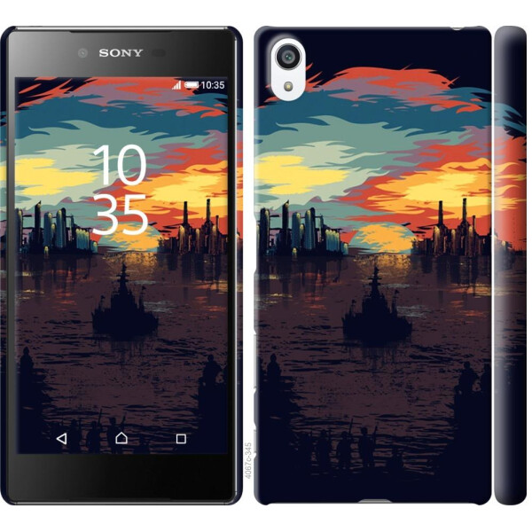 

Чехол на Sony Xperia Z5 Premium E6883 Череп-абстракция (04798)