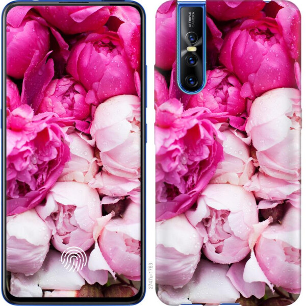

Чехол на Vivo V15 pro Розовые пионы (04798)