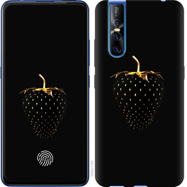 

Чехол на Vivo V15 pro Черная клубника (04798)