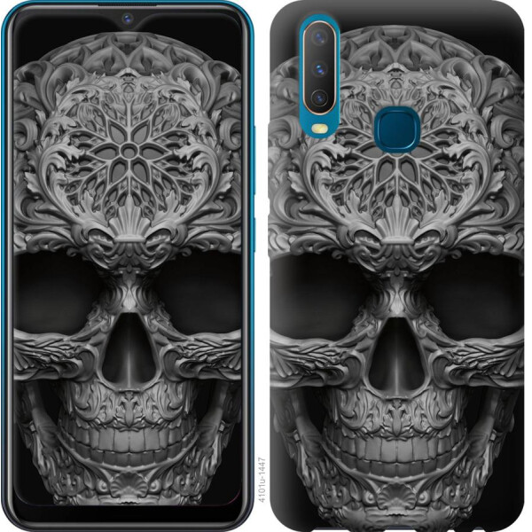 

Чехол на Vivo Y15 skull-ornament (04798)