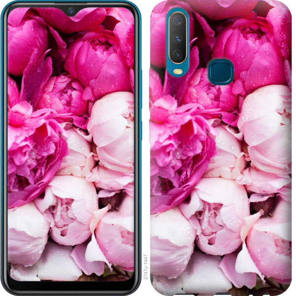 

Чехол на Vivo Y15 Розовые пионы (04798)