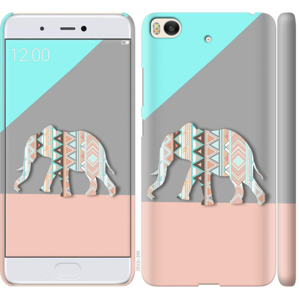 

Чехол на Xiaomi Mi 5s Узорчатый слон (04798)