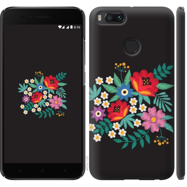 

Чехол на Xiaomi Mi 5X Вышитые цветы (04798)