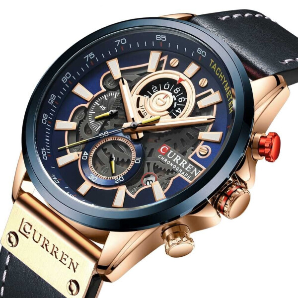 

Наручные часы Curren 8380 Blue-Cuprum