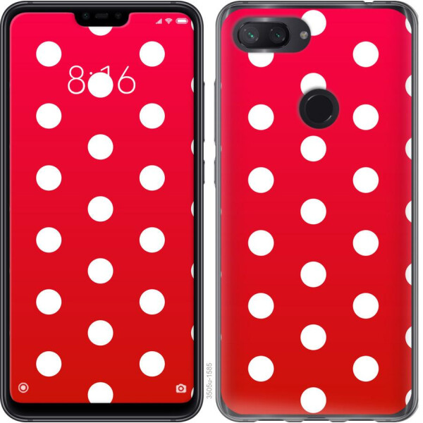 

Чехол на Xiaomi Mi 8 Lite Градиент, Горошек (04798)